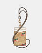 Id Lanyard In Signature Canvas With Strawberry Print