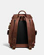 COACH®,WELLS BACKPACK,n/a,X-Large,Brass/Saddle,Back View