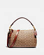 COACH®,SHAY CROSSBODY IN SIGNATURE CANVAS,Signature Coated Canvas,Medium,Brass/Tan/Rust,Front View
