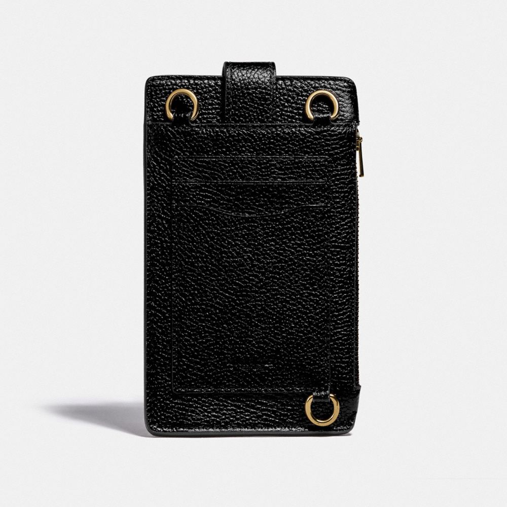 COACH®,Turnlock Chain Phone Crossbody,,Back View