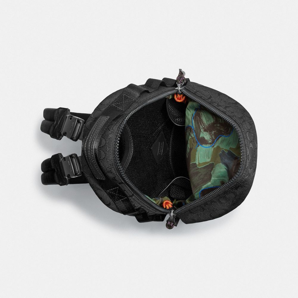 Reversible Pacer Backpack In Signature Cordura® Fabric With Camouflage Apple Print And Coach Patch