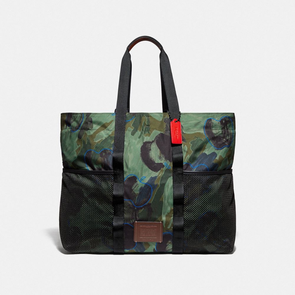 Coach Reversible City Tote in Camo Signature Print