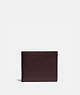 COACH®,SLIM BILLFOLD WALLET,Sport calf leather,Mahogany Brown,Front View
