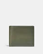 COACH®,3-IN-1 WALLET,Calf Leather,Mini,Army Green,Front View