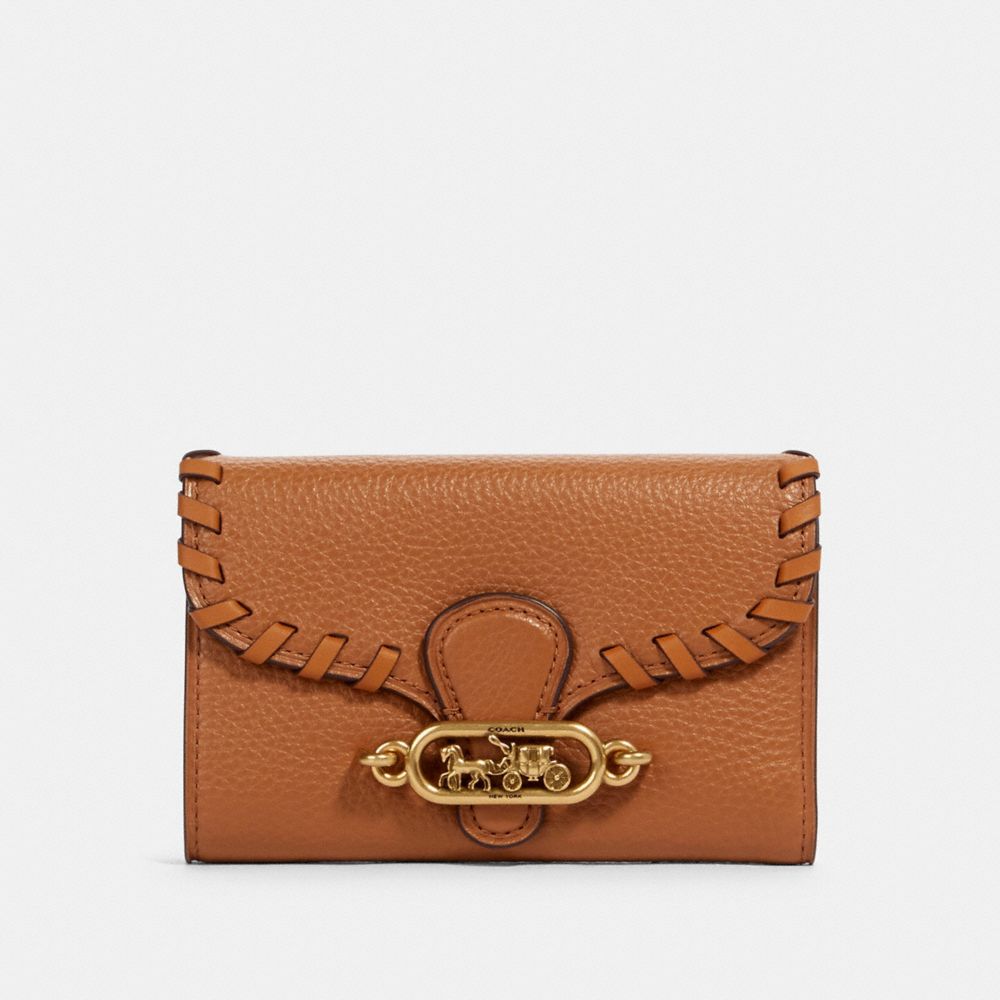 COACH® Outlet | Jade Medium Envelope Wallet With Whipstitch