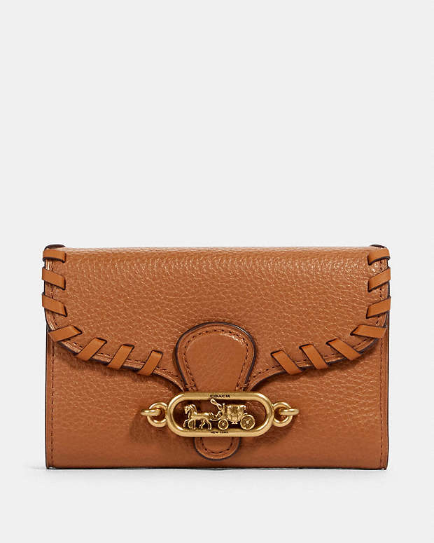 COACH® Outlet | Jade Medium Envelope Wallet With Whipstitch