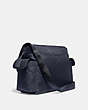 COACH®,BABY MESSENGER BAG,Nylon,X-Large,Light Antique Nickel/Midnight Navy,Angle View