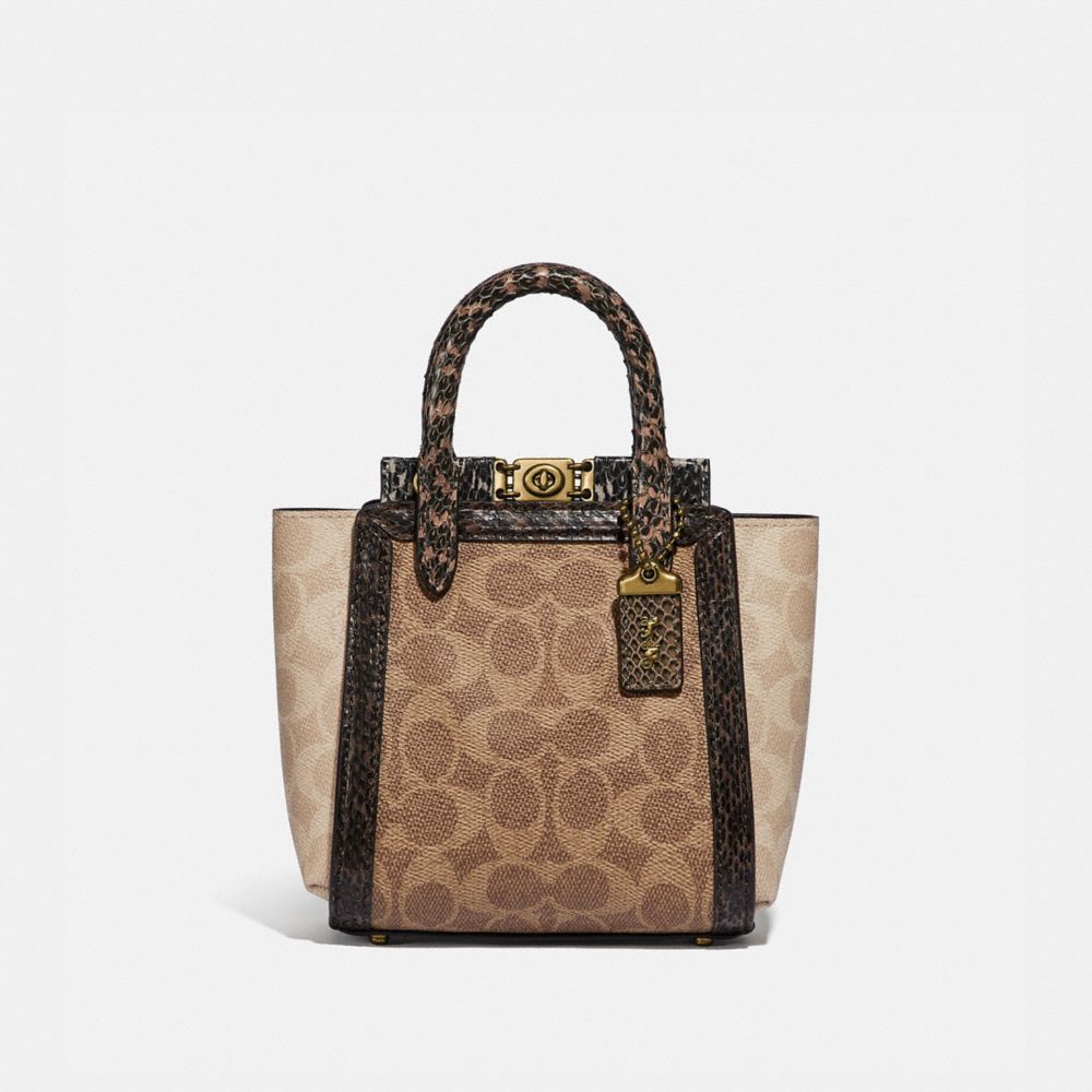 Coach troupe tote 16 in signature canvas new arrivals