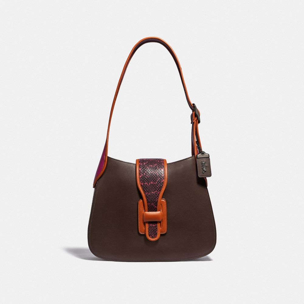 Coach courier hobo in colorblock sale