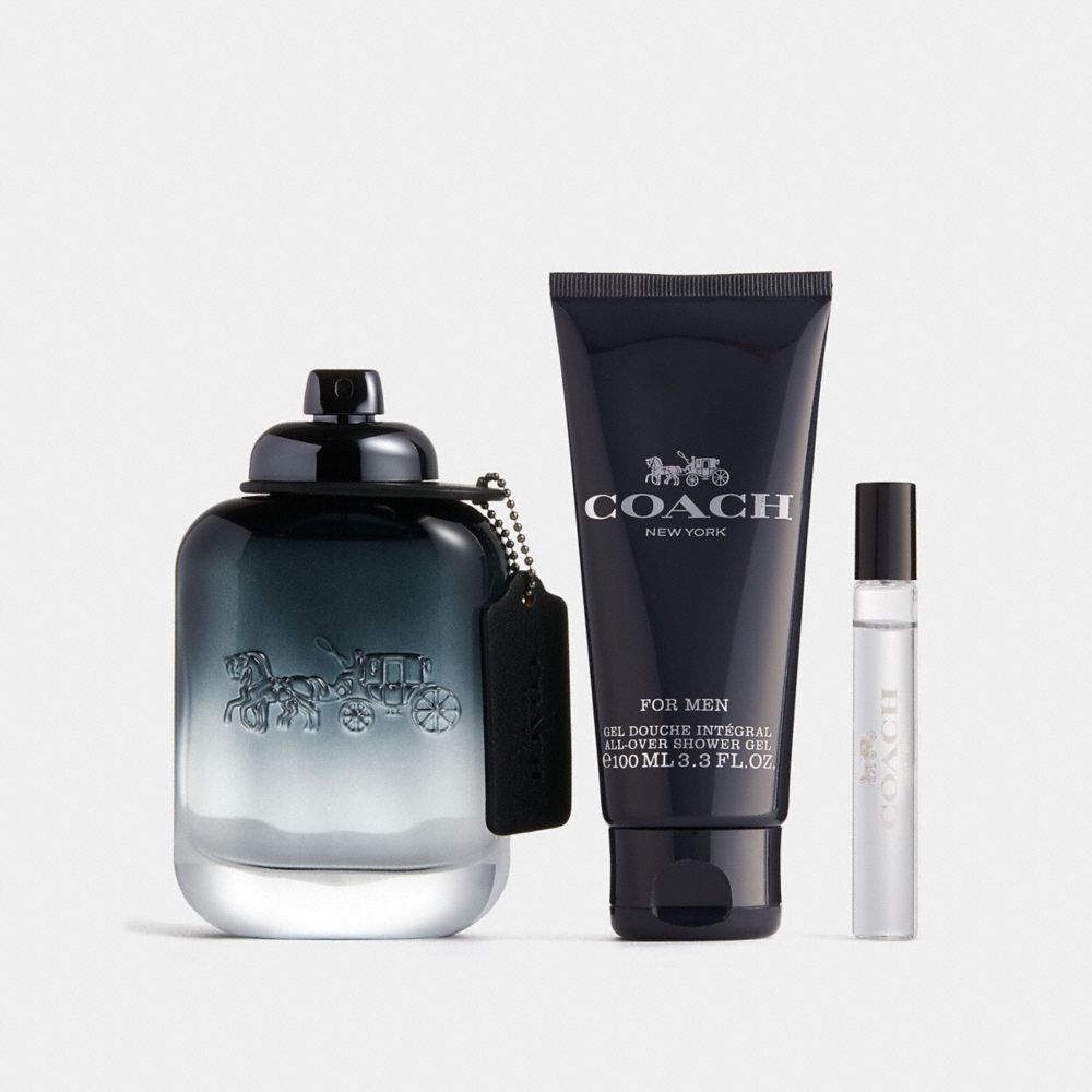 COACH®,Coach For Men Eau De Toilette 3 Piece Gift Set,,Front View