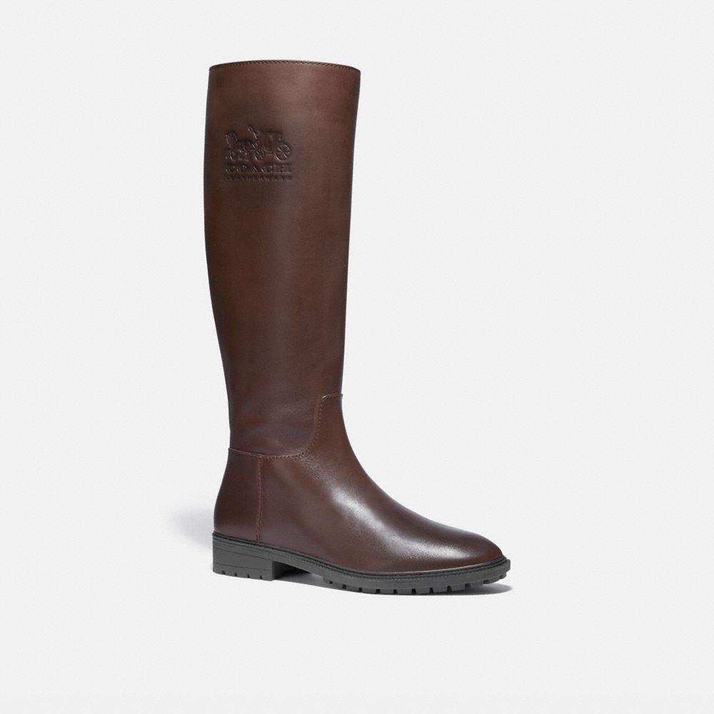 Coach rain shop boots wide calf