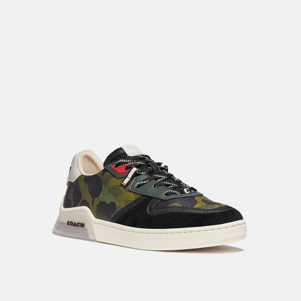 Citysole Court Sneaker With Camo Print