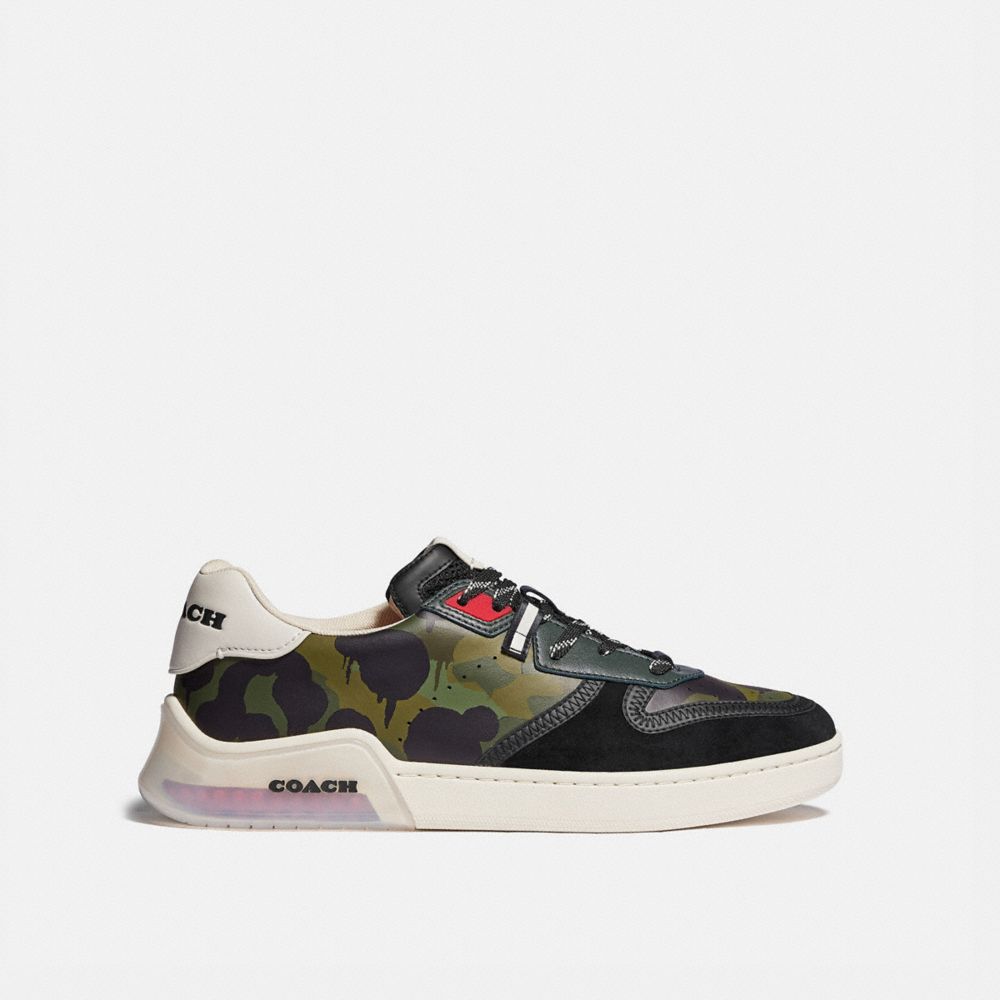 Citysole Court Sneaker With Camo Print