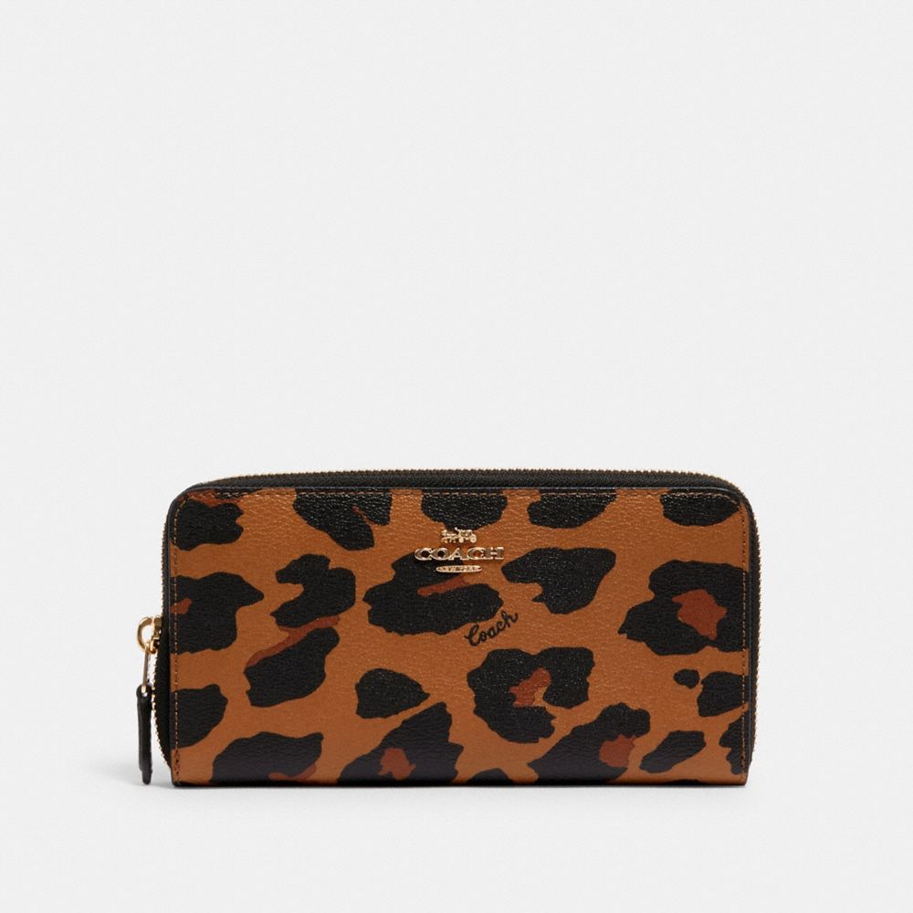 Coach outlet leopard discount purse