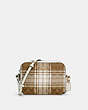 Mini Camera Bag In Signature Canvas With Hunting Fishing Plaid Print