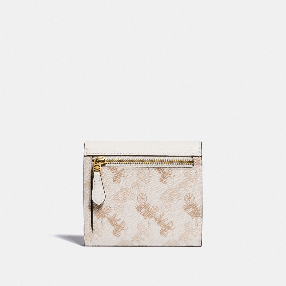 COACH® | Small Wallet With Horse And Carriage Print