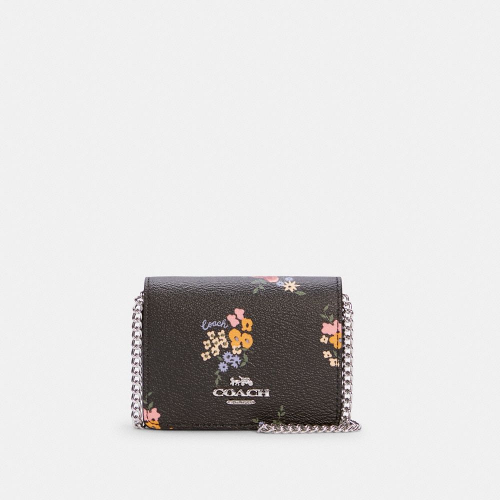 COACH OUTLET®  Tech Wallet In Signature Canvas With Wildflower Print