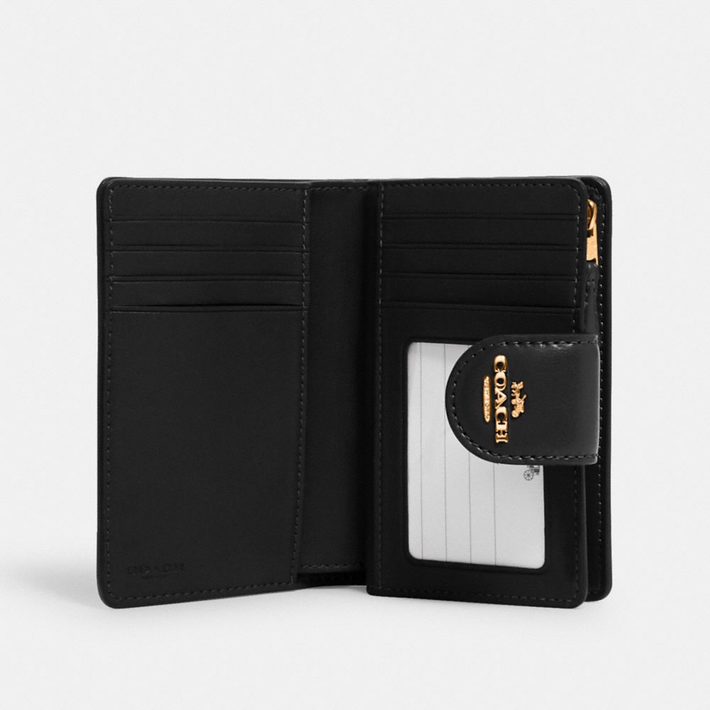 Medium Corner Zip Wallet In Signature Canvas