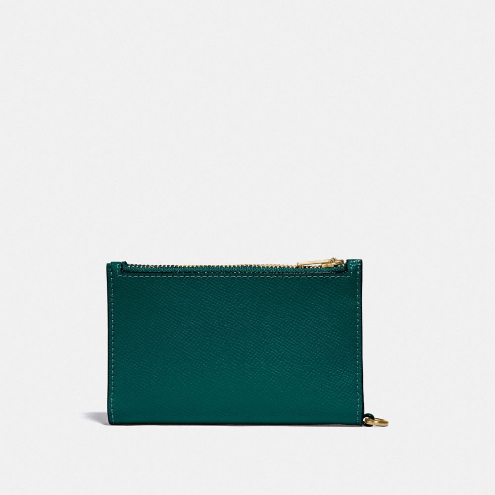 Coach zip chain online card case