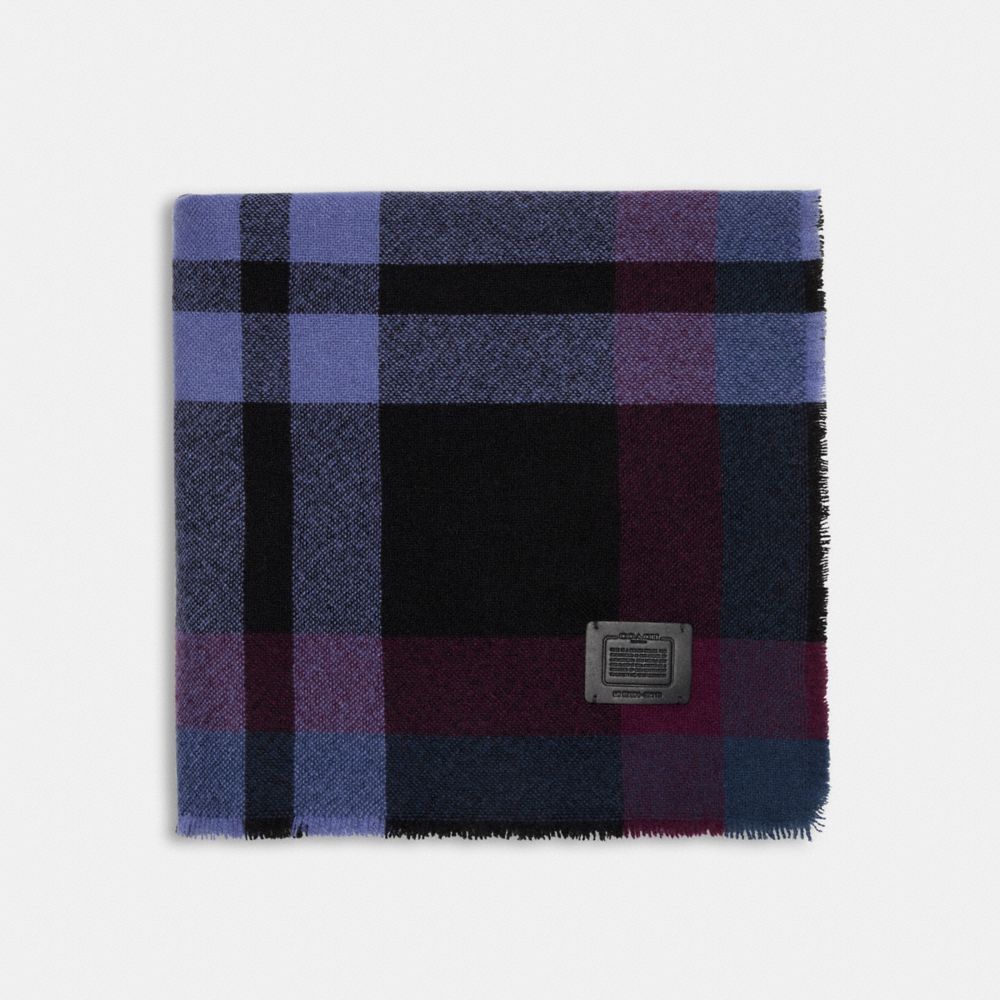 Plaid Wool Shoulder Bag - Marmalade