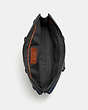 COACH®,GOTHAM FOLIO,Pebbled Leather,Medium,Midnight Navy/Black Copper,Inside View,Top View