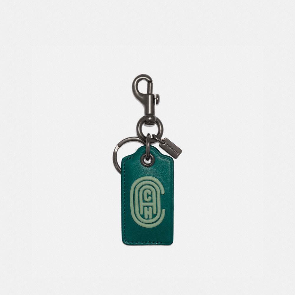 Bottle Opener Key Fob With Coach Patch