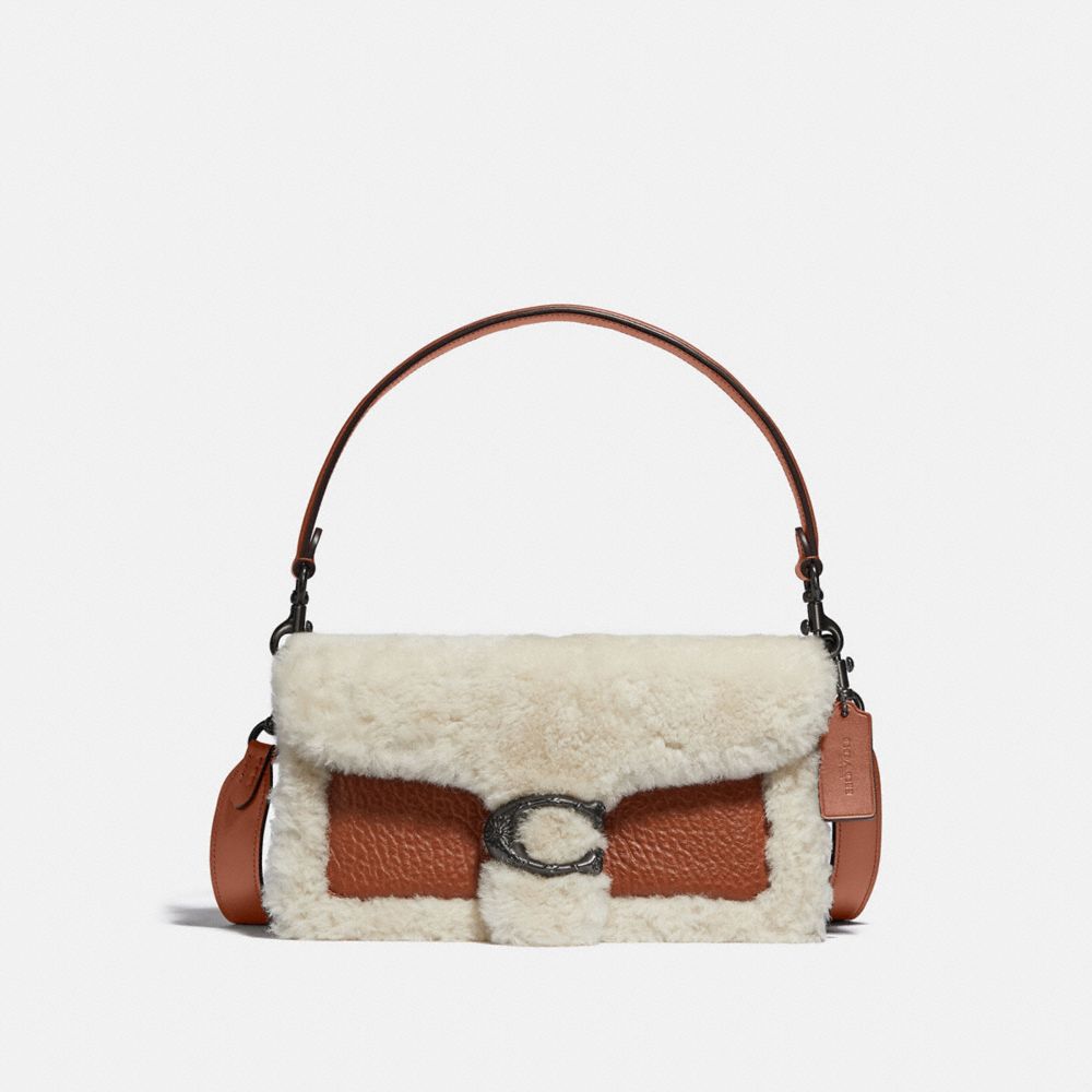 Shearling Pillow Tabby 26 in Beige