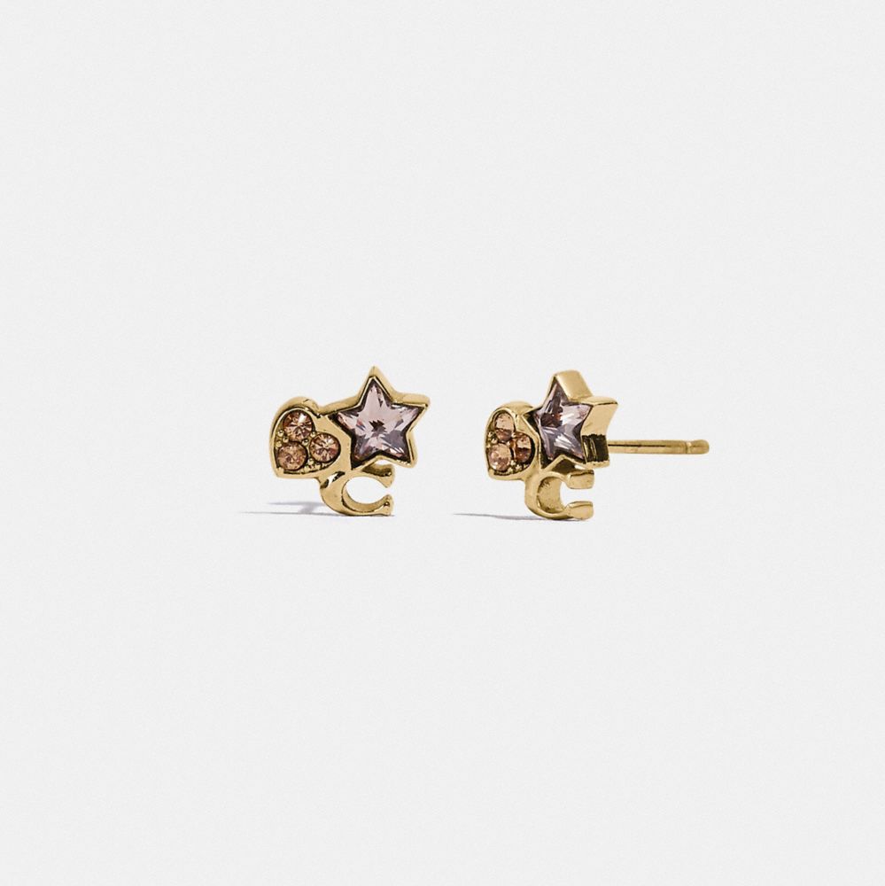 Coach star discount earrings