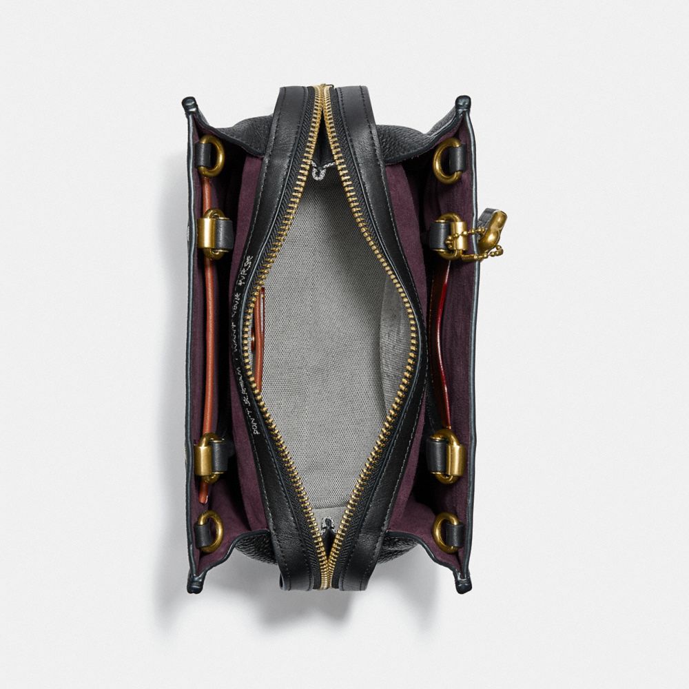 COACH®,Coach X Jean Michel Basquiat Rogue Bag 25,,Inside View,Top View