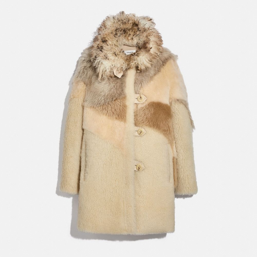 Coach hot sale shearling coats