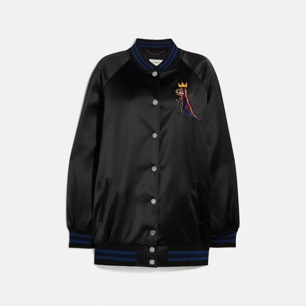 COACH® | Coach X Jean Michel Basquiat Oversized Varsity Jacket