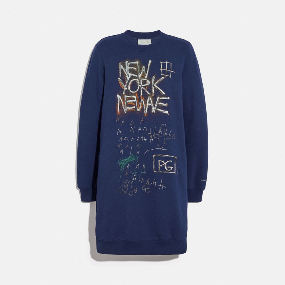 COACH® | Coach X Jean Michel Basquiat Sweatshirt Dress