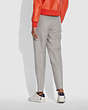 COACH®,TAILORED PANTS,wool,GREY,Scale View