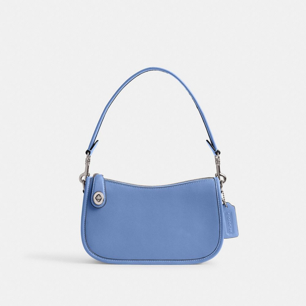 Silver Mist Blue Swinger Bag