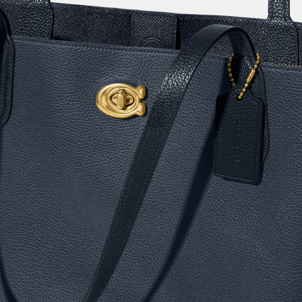 COACH®,Willow Tote Bag In Colorblock,,Closer View