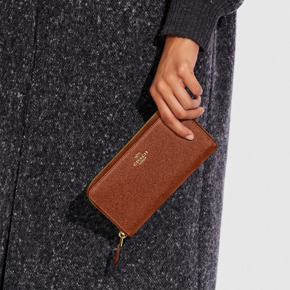 COACH®,Willow Tote In Colorblock With Signature Canvas Interior & Continental Wallet,