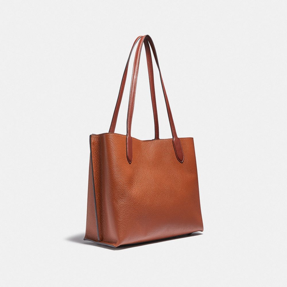 Tote bag - Pebble Leather - Red