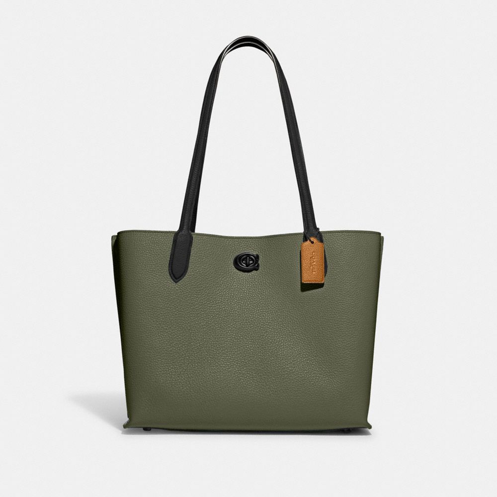 NWT Coach C0692 Willow Tote In Colorblock With Signature Canvas