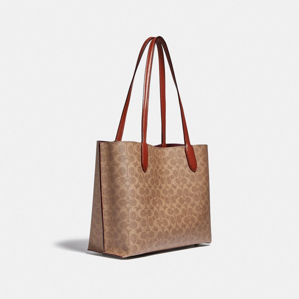 Coach tan outlet tote bag