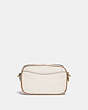 COACH®,WILLOW CAMERA BAG IN COLORBLOCK,Pebble Leather,Small,Brass/Chalk Multi,Back View