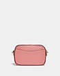 COACH®,WILLOW CAMERA BAG IN COLORBLOCK,Pebble Leather,Small,Brass/Candy Pink Multi,Back View