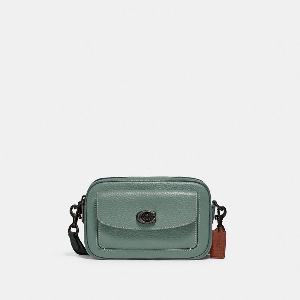 Coach Colorblock Leather Camera Crossbody Bag