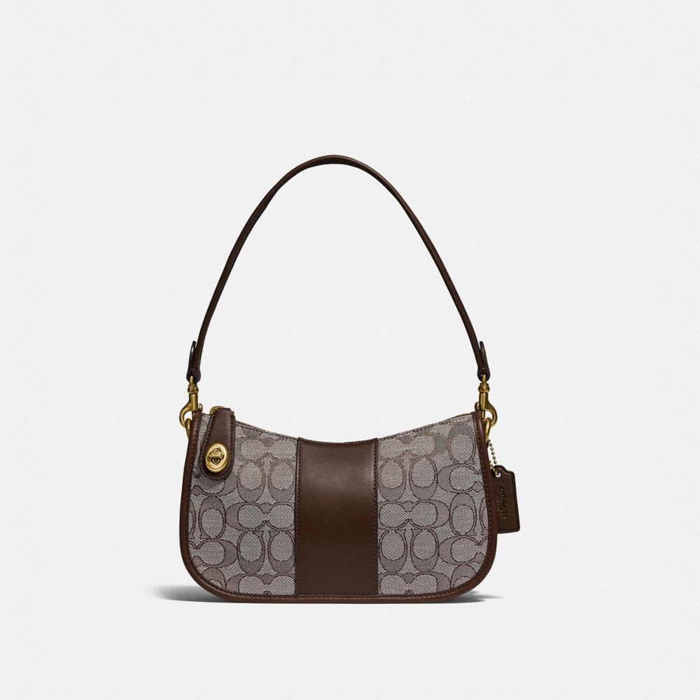 Coach Swinger Signature Jacquard Shoulder Bag