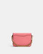 COACH®,POPPY CROSSBODY WITH CARD CASE,Leather,Mini,Gold/Taffy,Back View