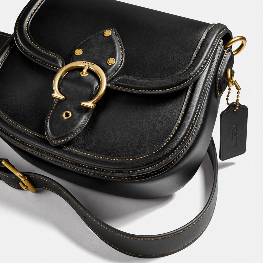 COACH Beat Saddle Bag in Black