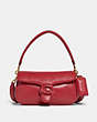 COACH®,PILLOW TABBY SHOULDER BAG 26,Smooth Leather,Medium,Brass/Red Apple,Front View