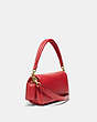 COACH®,PILLOW TABBY SHOULDER BAG 26,Smooth Leather,Medium,Brass/Red Apple,Angle View
