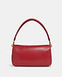 COACH®,PILLOW TABBY SHOULDER BAG 26,Smooth Leather,Medium,Brass/Red Apple,Back View