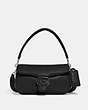COACH®,PILLOW TABBY SHOULDER BAG 26,Smooth Leather,Medium,Silver/Black,Front View