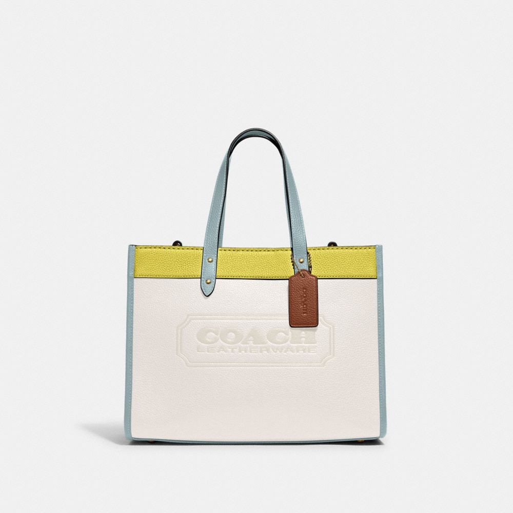 COACH®  Field Tote 30 In Colorblock With Coach Badge